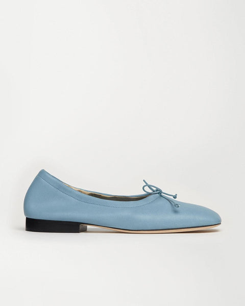 Pia Ballerina Flat in Bermuda Blue for Women | Yuni Buffa