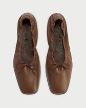 Load image into Gallery viewer, PIA | Ballerina Flat in Saddle Brown