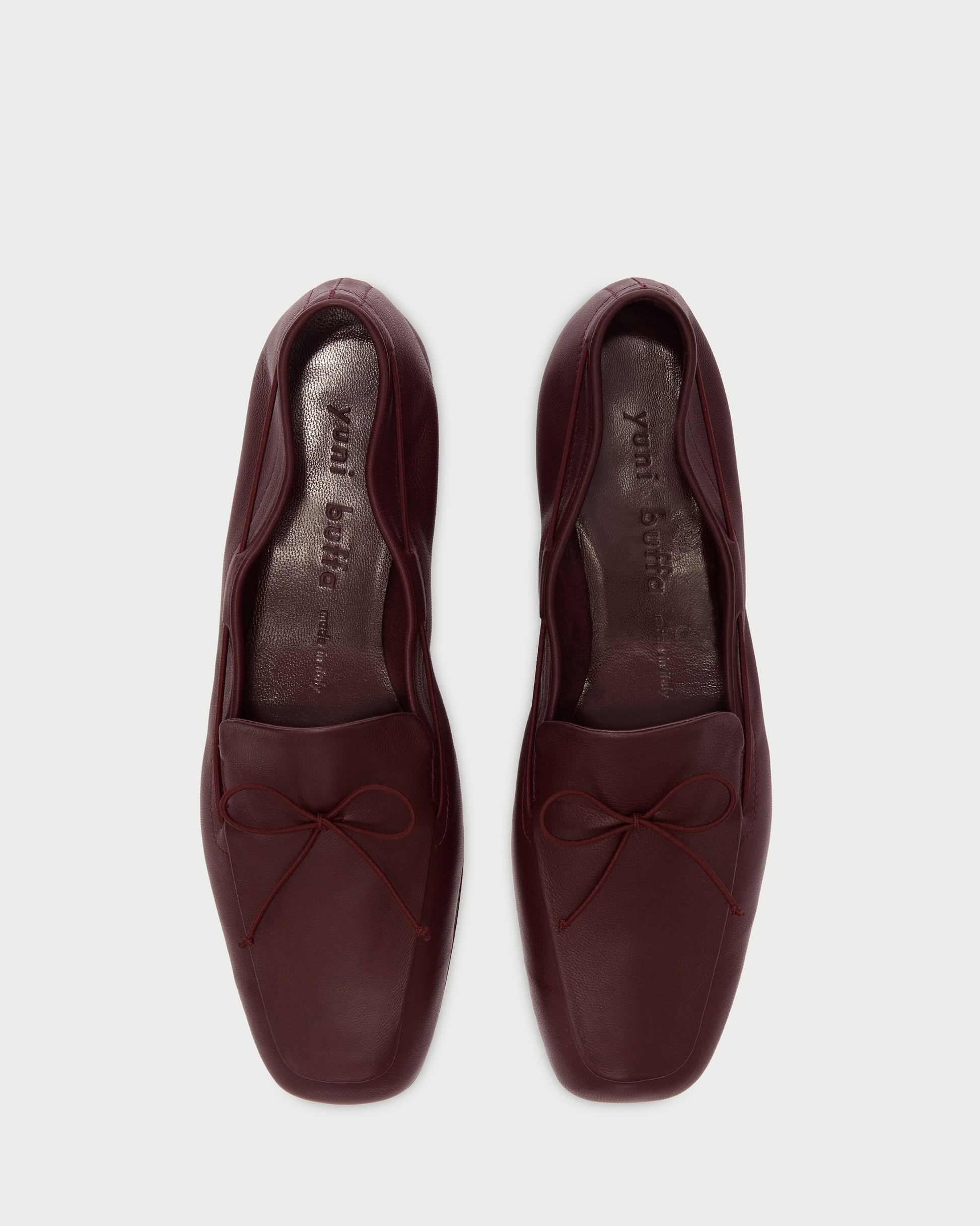 Yuni Buffa Marmi Boat Shoe Burgundy-Top